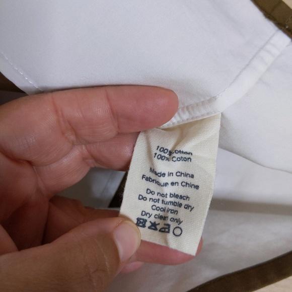 Trademark Dress 4 Coperta Stripe White Brown - Picture 7 of 8